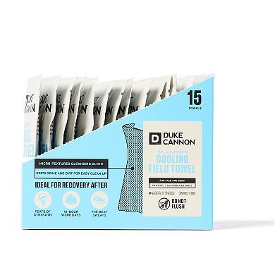 Duke Cannon Supply Co. Cold-Shower Cooling Field Towels Multipack Pouch