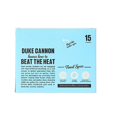 Duke Cannon Supply Co. Cold-Shower Cooling Field Towels Multipack Pouch