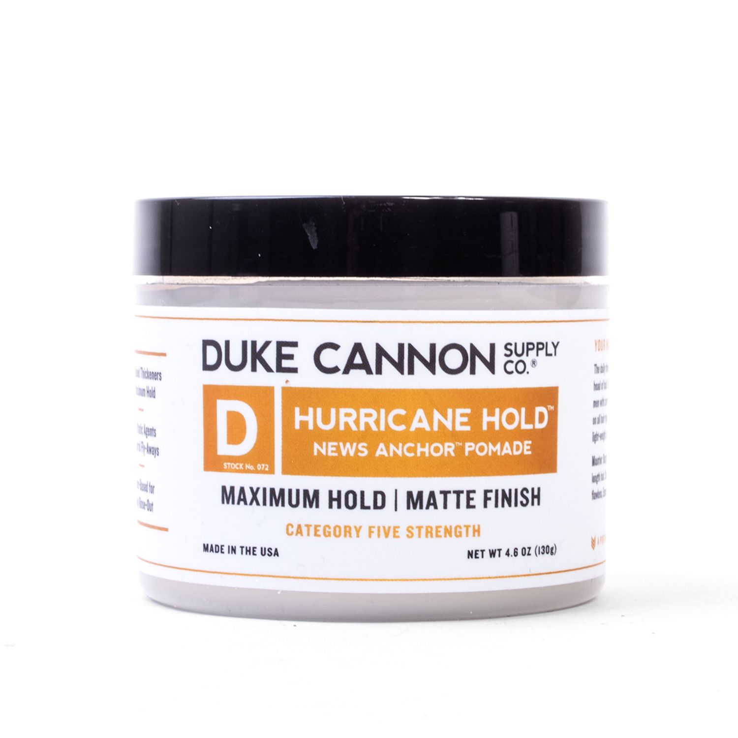 Image for Duke Cannon Supply Co. News Anchor Hurricane Hold Pomade at Kohl's.
