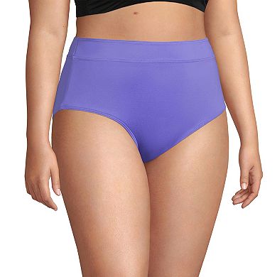 Plus Size Lands' End UPF 50 Tummy Slimming Swim Briefs