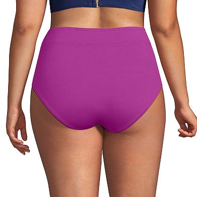 Plus Size Lands' End UPF 50 Tummy Slimming Swim Briefs