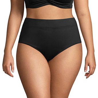 Plus Size Lands' End UPF 50 Tummy Slimming Swim Briefs