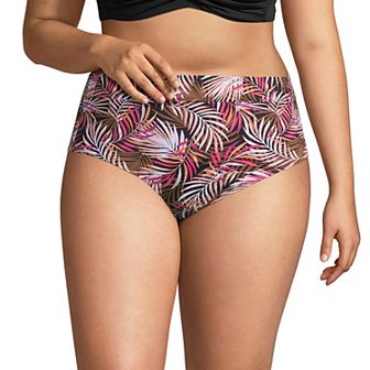 Plus Size Lands' End UPF 50 Tummy Slimming Swim Briefs