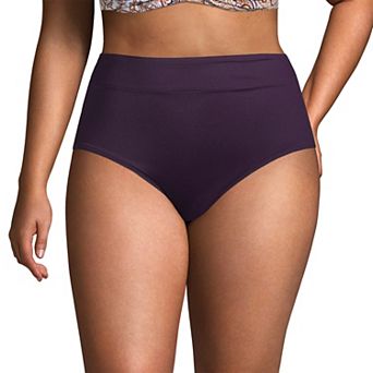 Plus Size Lands' End UPF 50 Tummy Slimming Swim Briefs
