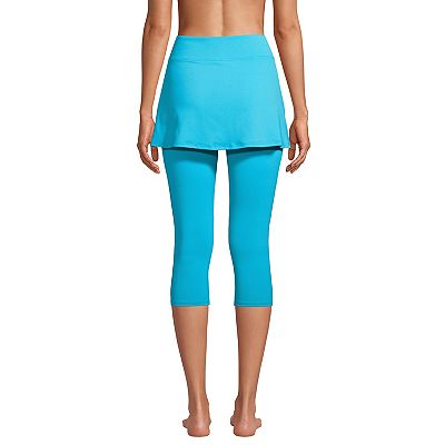 Women s Lands End Swim Skirt Capri Leggings