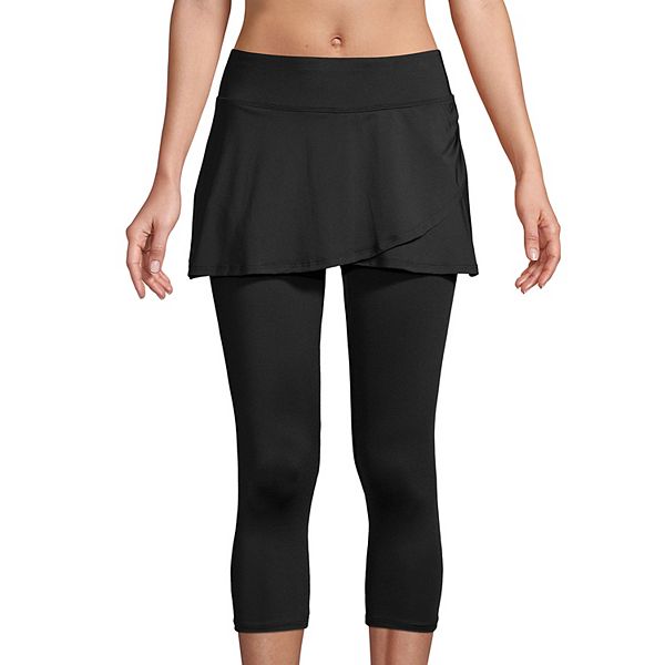Womens Athletic Sports Skirt / Swim Skirt With Leggings