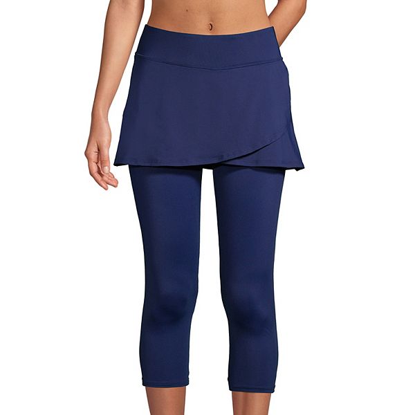 Women's Lands' End Swim Skirt & Capri Leggings