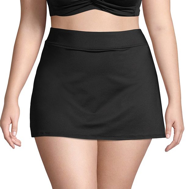 Knee length swim skirt cheap plus size