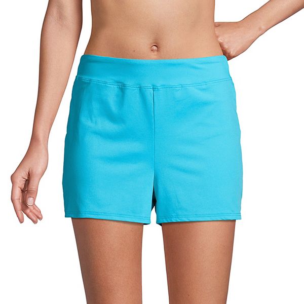 Women's Lands' End Quick Dry UPF 50 Tummy Control Swim Shorts