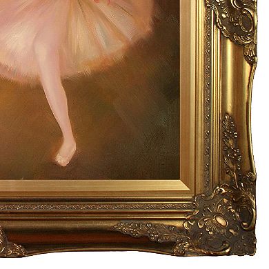 La Pastiche Star Dancer Edgar Degas Framed Wall Art