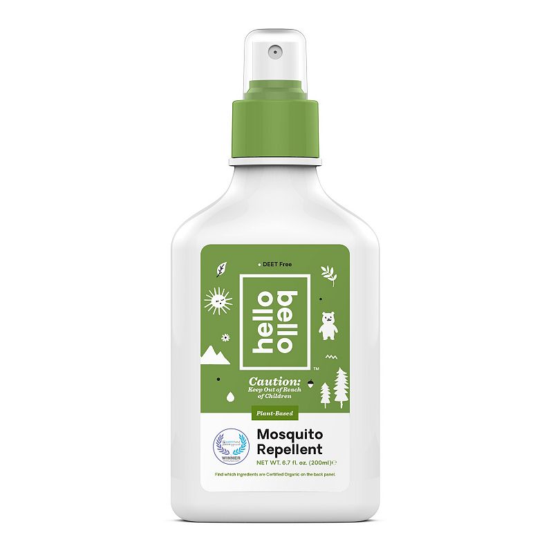 Hello Bello Mosquito Repellent  Made with Plant-Based Oils  6.7 fl oz