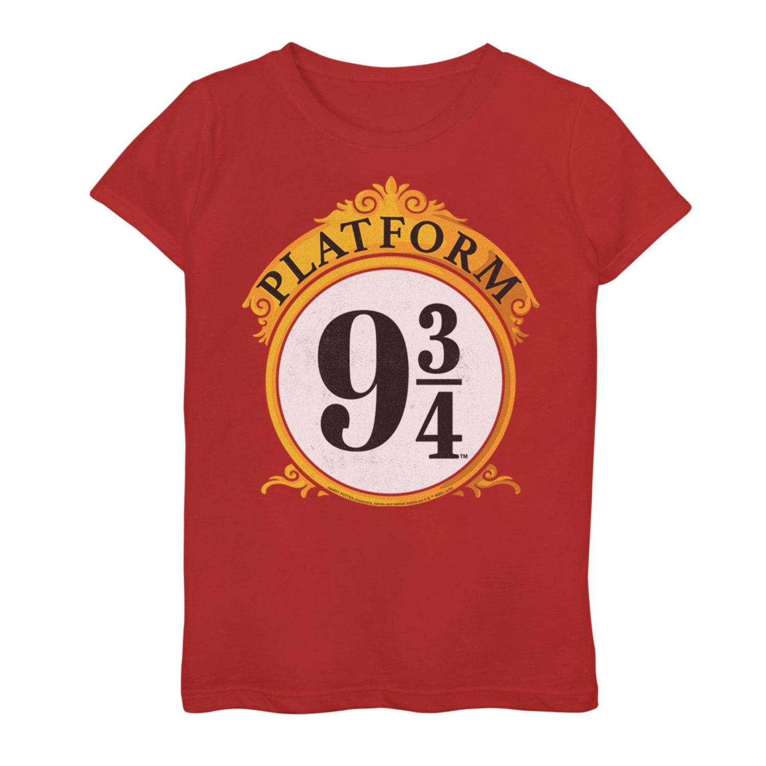 Image for Harry Potter Girls 7-16 Platform 9 & 3/4 Sign Graphic Tee at Kohl's.
