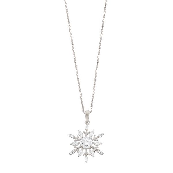 Kohls snowflake deals necklace