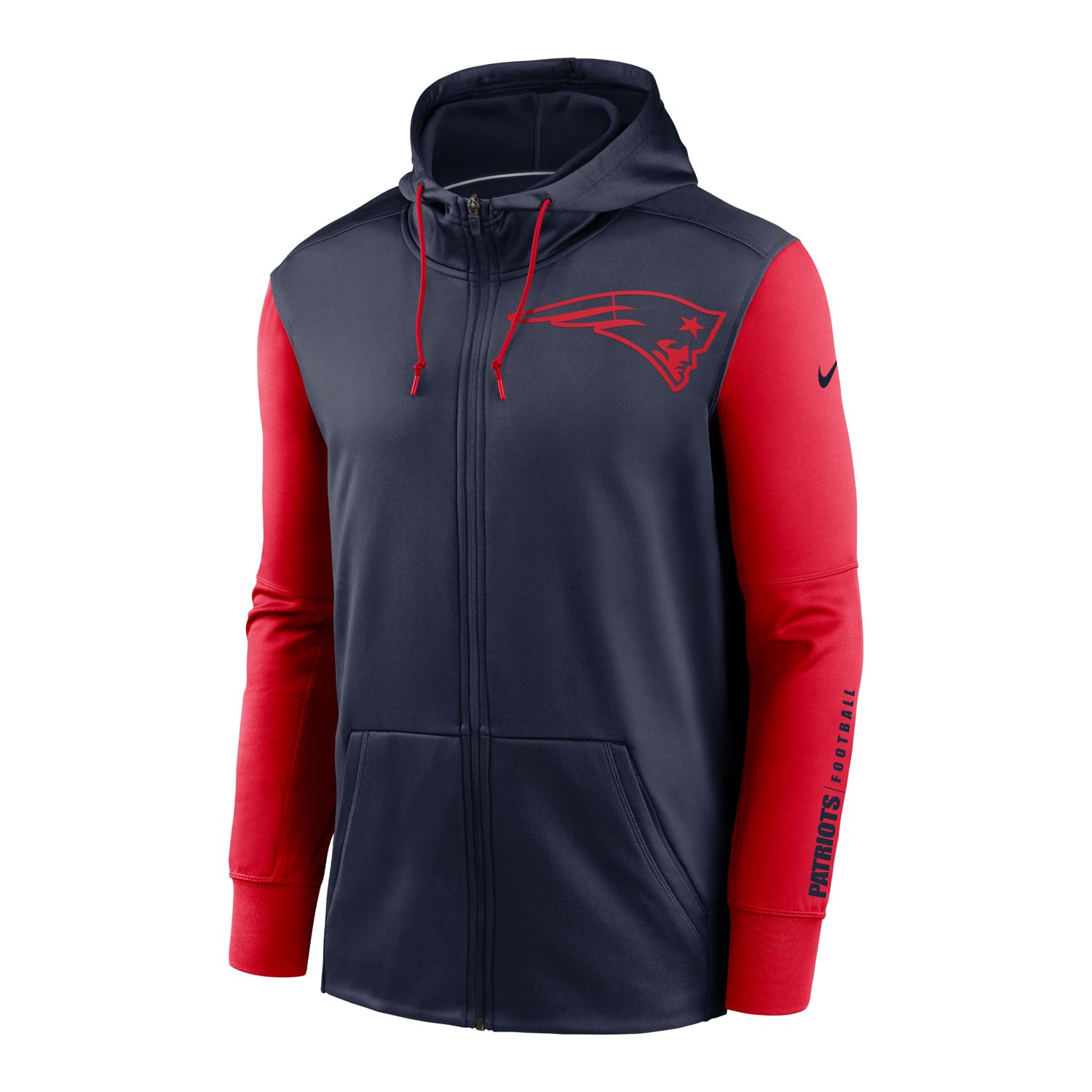 patriots full zip sweatshirt