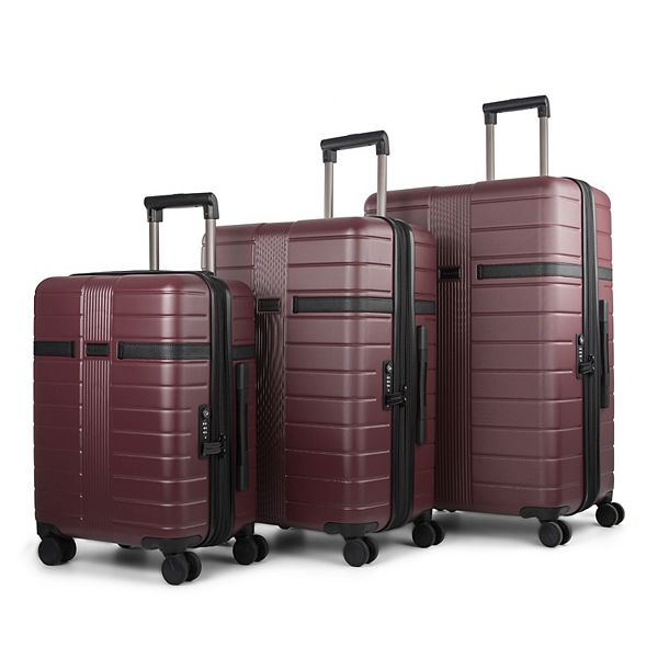 Bugatti Hamburg Hard Side 3-Piece Luggage Set