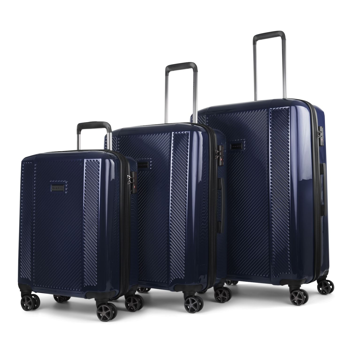 three piece suitcase