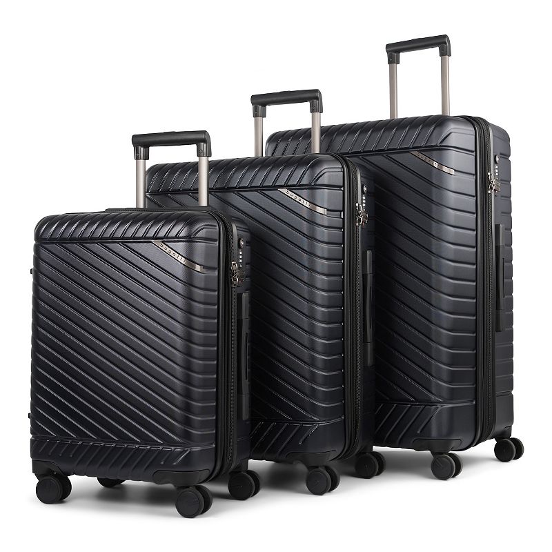 Bugatti Oslo Hardside 3-Piece Luggage Set, Blue, 3 Pc Set