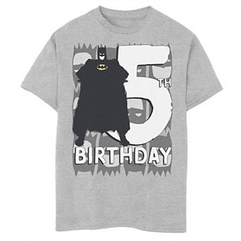 Boys 8-20 DC Comics Batman 5th Birthday Graphic Tee