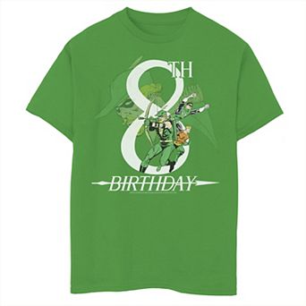 Boys 8-20 DC Comics Justice League 8th Birthday Retro Graphic Tee