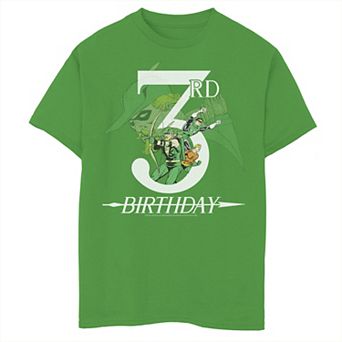 Boys 8-20 DC Comics Justice League 3rd Birthday Retro Graphic Tee