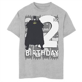 Boys 8-20 DC Comics Batman 2nd Birthday Graphic Tee