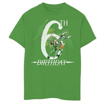 Boys 8-20 DC Comics Justice League 6th Birthday Retro Graphic Tee