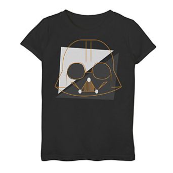 Girls 7-16 Star Wars Spooky Vader Line Art Graphic Tee