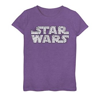 Girls 7-16 Star Wars Wrap Star Logo Graphic Tee