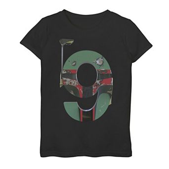 Girls 7-16 Star Wars Boba Fett Ninth Birthday Graphic Tee