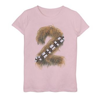 Girls 7-16 Star Wars Chewie Harry Second Birthday Graphic Tee
