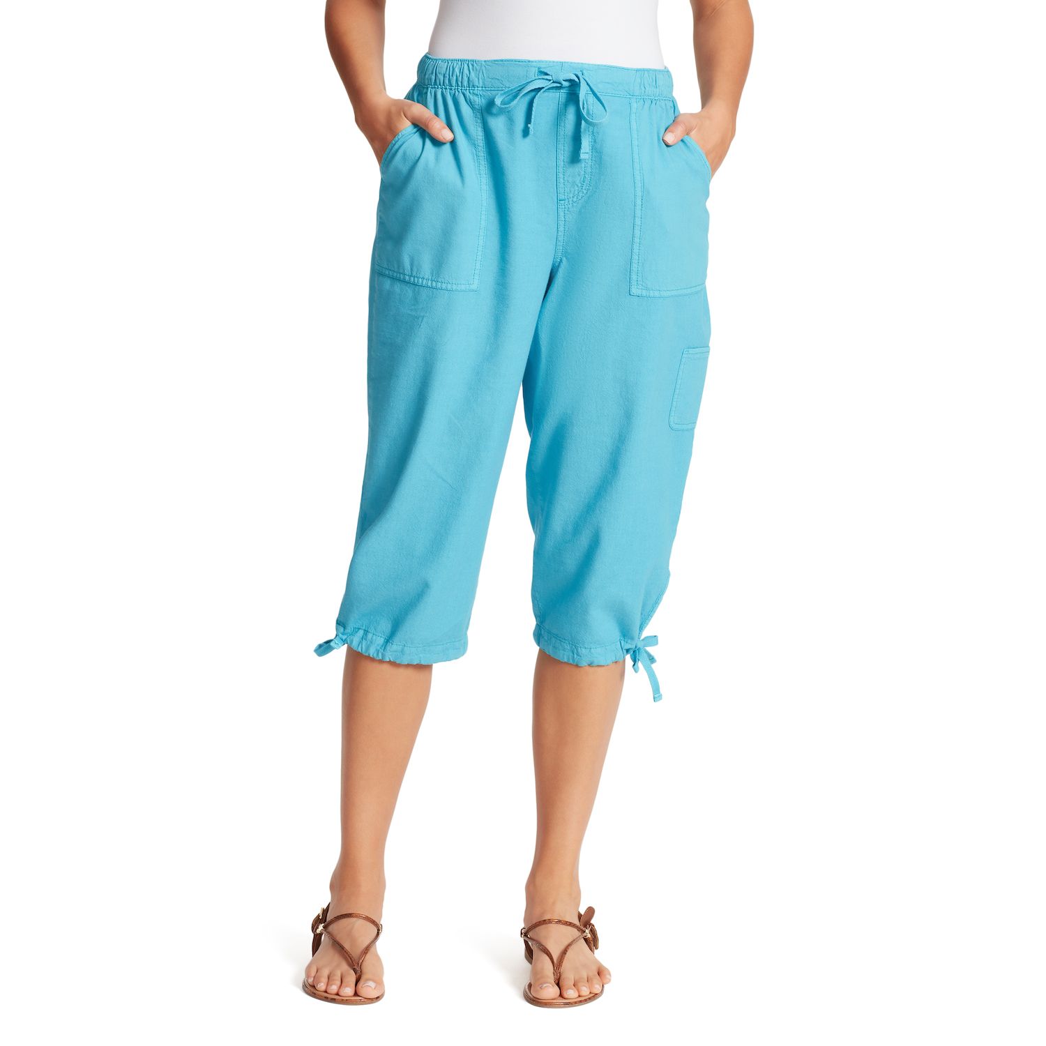 petite plus capri pants