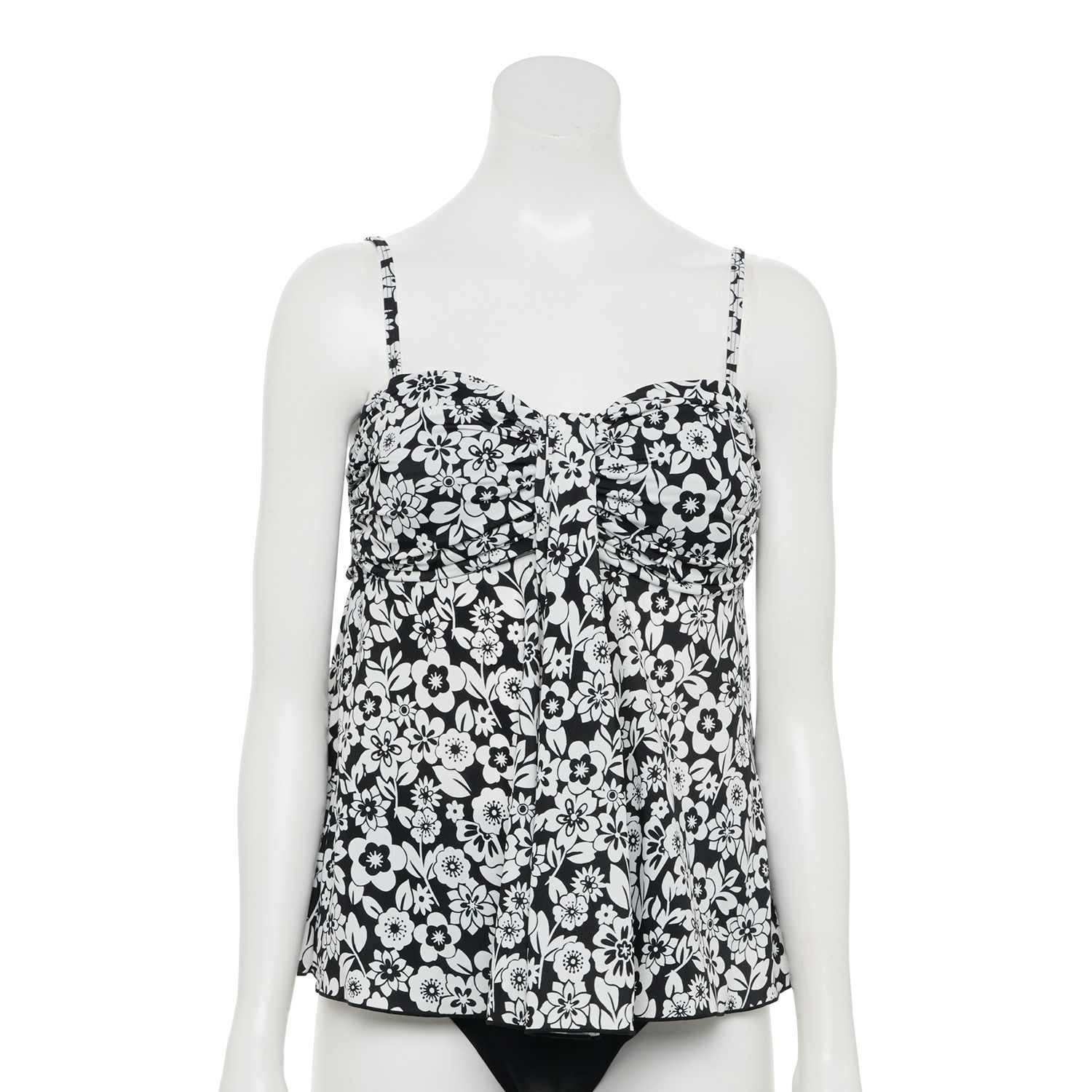 kohls womens tankini tops