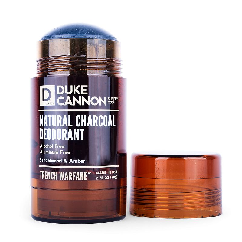 Duke Cannon Supply Co. Trench Warfare Natural Charcoal Deodorant - Sandalwo
