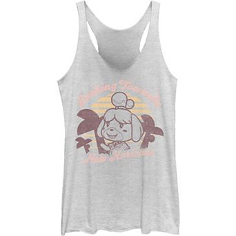 Juniors' Nintendo Animal Crossing Isabelle Sunset Tank Top