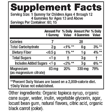 Natural Vitality Calm Magnesium Gummies