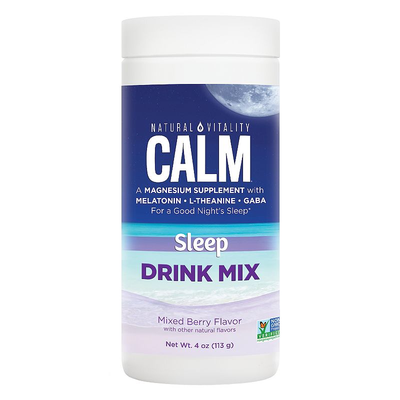 Natural Vitality Calm Magnesium Powder for Sleep - Mixed Berry
