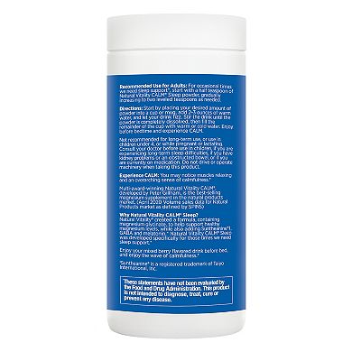 Natural Vitality CALM Magnesium Powder for Sleep - Mixed Berry