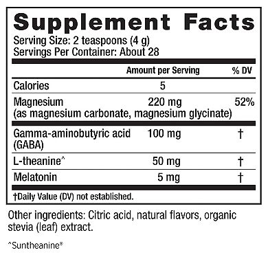 Natural Vitality CALM Magnesium Powder for Sleep - Mixed Berry