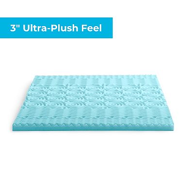 Linenspa Signature 3-in. Zoned Gel Memory Foam Topper