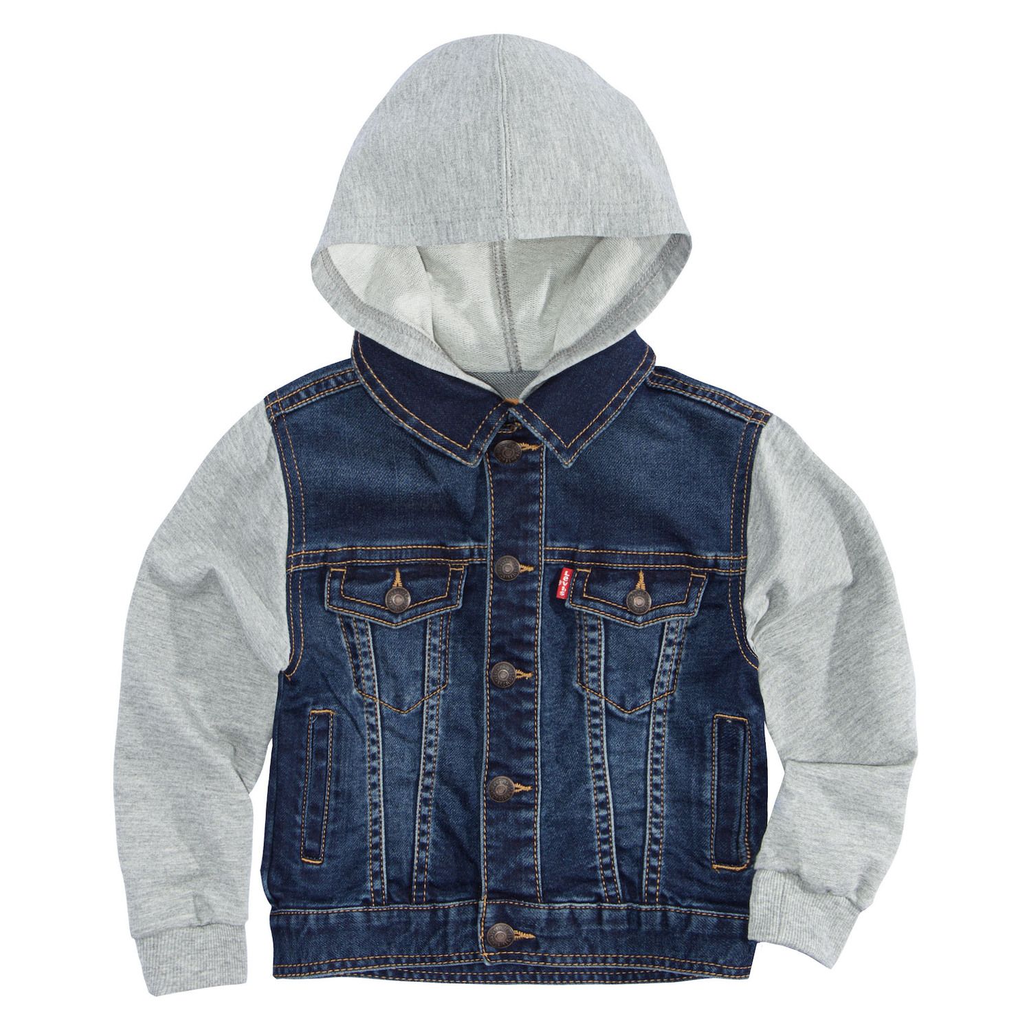 levi's hooded denim jacket