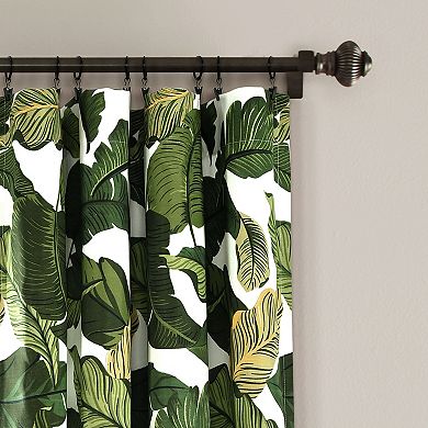 Lush Decor Tropical Paradise Window Curtain Set