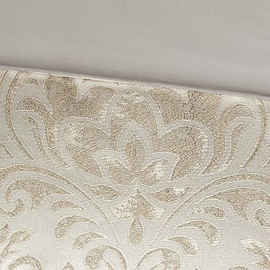 Madison Park Maisie 12-Piece Jacquard Complete Comforter Set with Bed Sheet Set and Throw Pillow