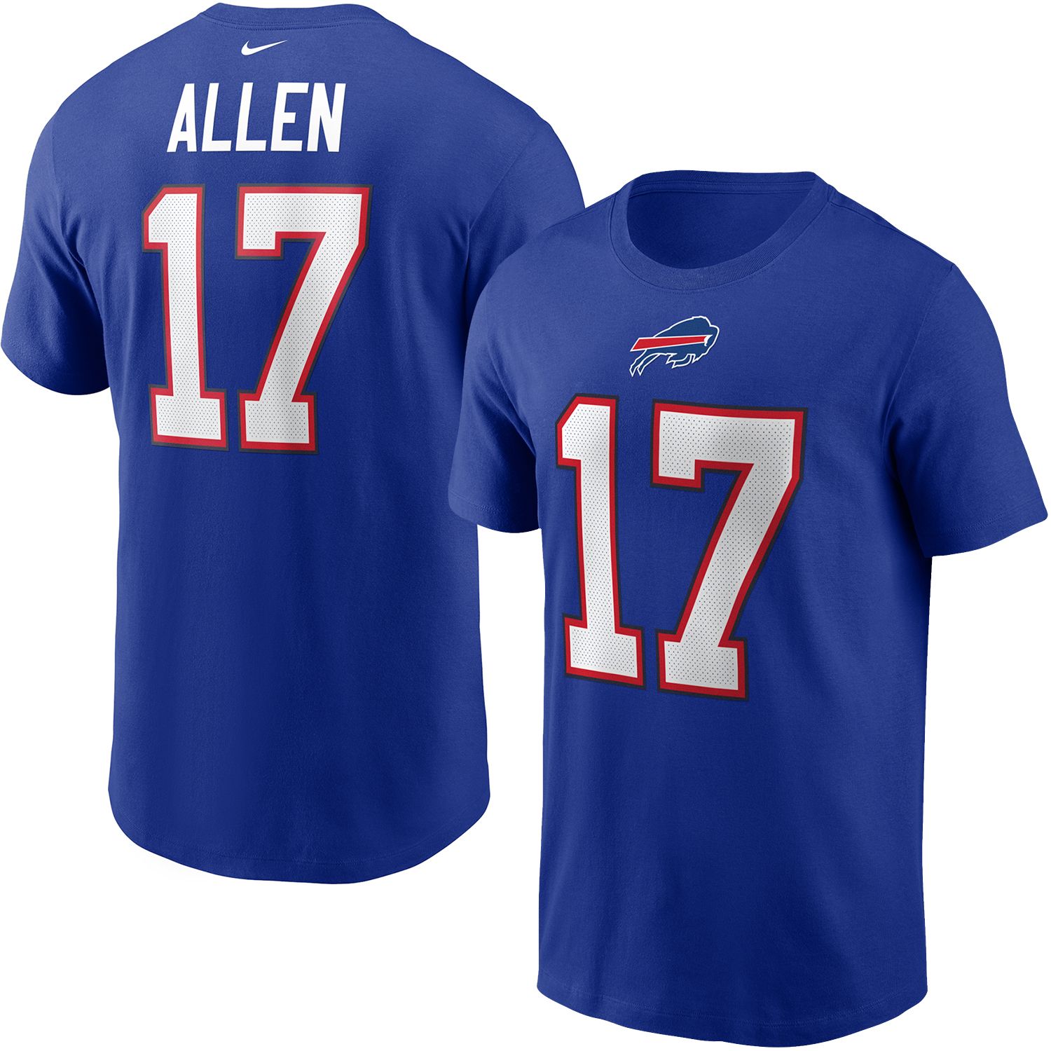 Nike Men's Buffalo Bills Josh Allen #17 Black Game Jersey