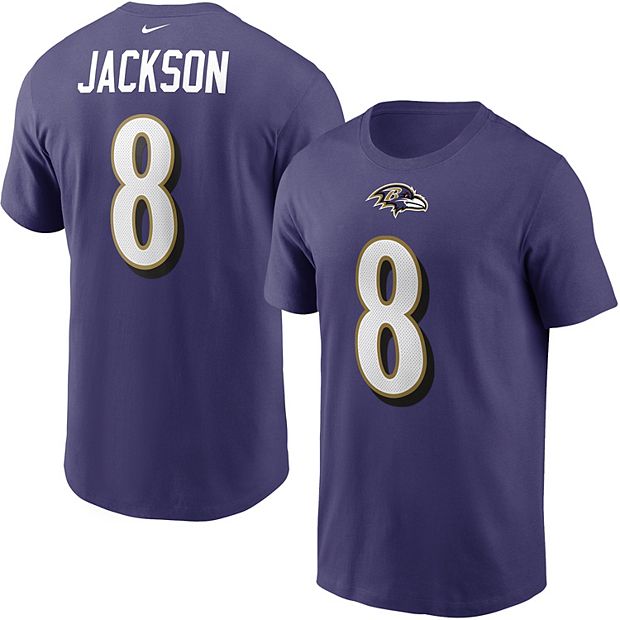 Nike, Shirts, Nike Mens Nfl Baltimore Ravens 8 Lamar Jackson Short Sleeve  Tshirt Size M