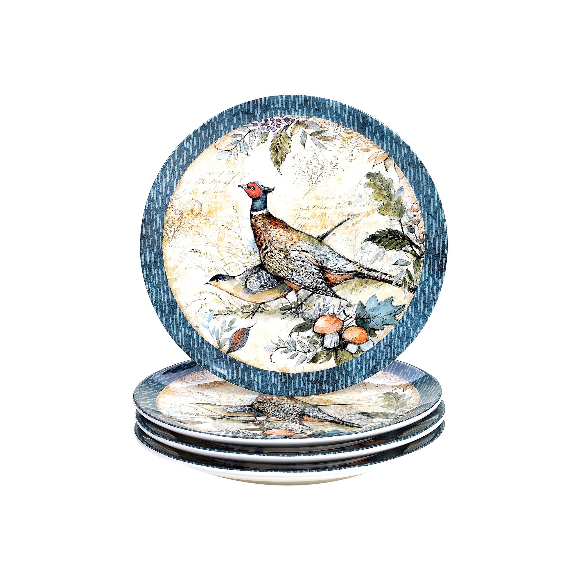 Certified International Harvest Gathering 4-pc. Dinner Plate Set, Multi