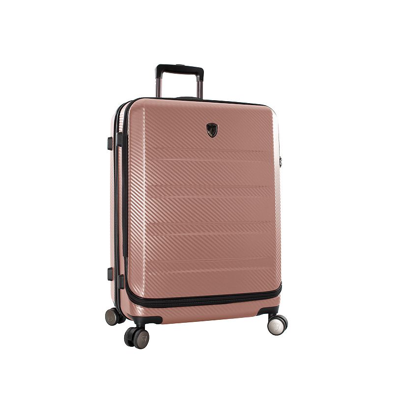 Heys EZ Access 2.0 Hardside Spinner Luggage, Light Pink, 21 Carryon