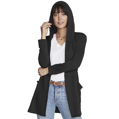 Women's Skechers® SKECHLUXE™ Restful Hooded Cardigan