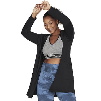 Women's Skechers® SKECHLUXE™ Restful Hooded Cardigan