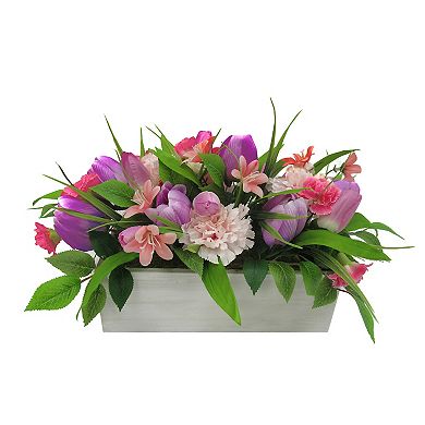 Sonoma Goods For Life Artificial Tulip Floral Arrangement Table Decor