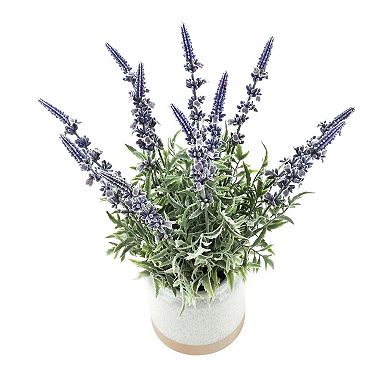 Sonoma Goods For Life Artificial Lavender Floral Bouquet & Pot Table Decor
